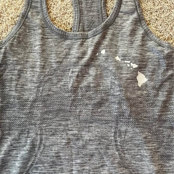 Lululemon 'Made With Aloha' Swiftly Tank, Speed Up shorts, size 6 - Picture 5 of 5